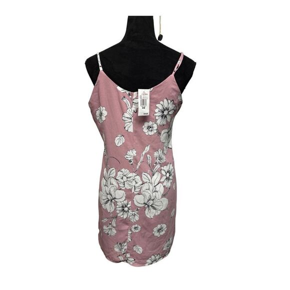 💎 Love Fire Floral Mini Dress Rose - Picture 3 of 9